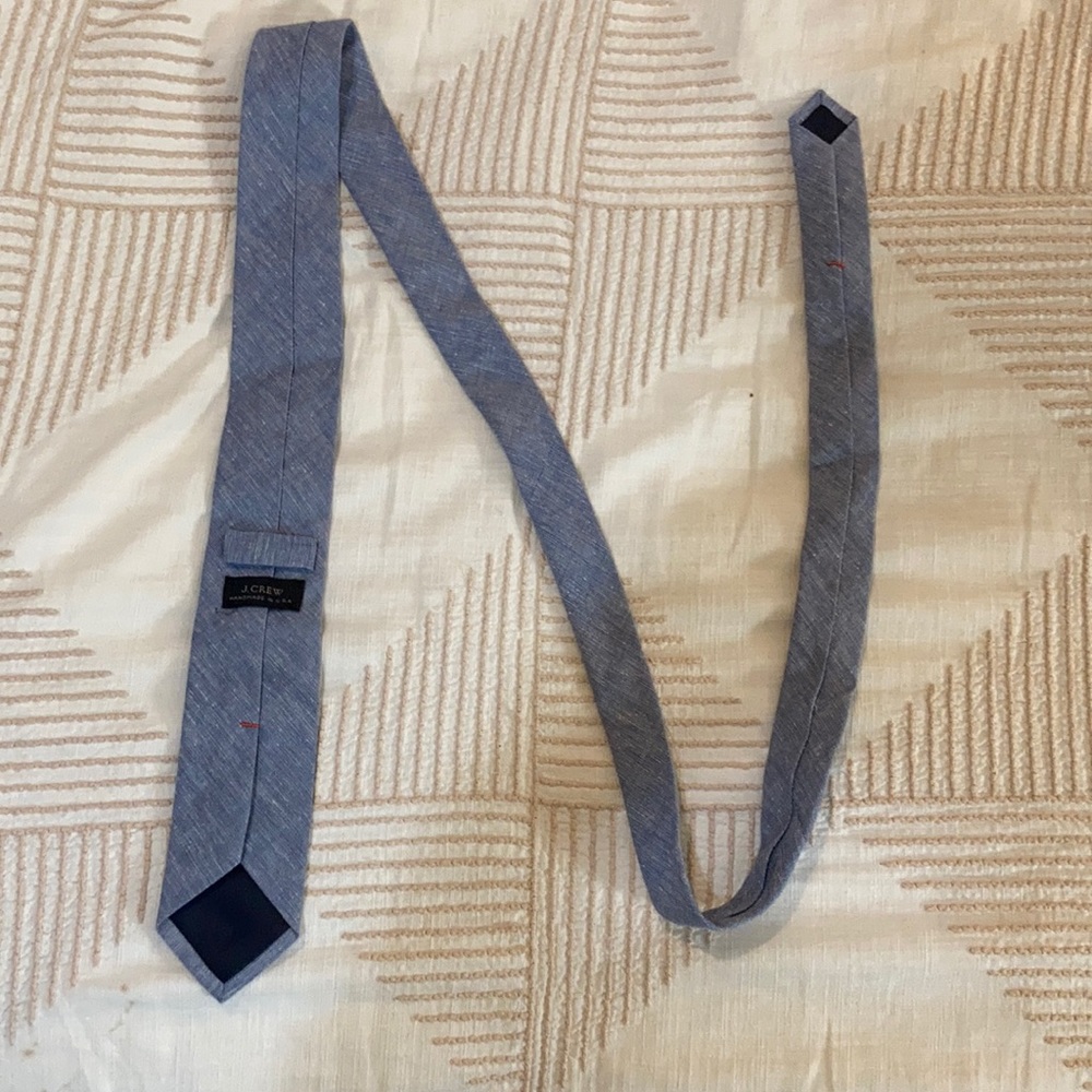Jcrew cotton tie light blue